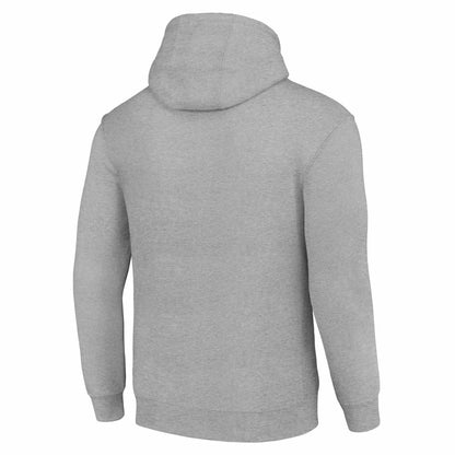 Green Bay Packers Starter Unisex Half Helmet Logo Pullover Hoodie - Heather Gray for sale