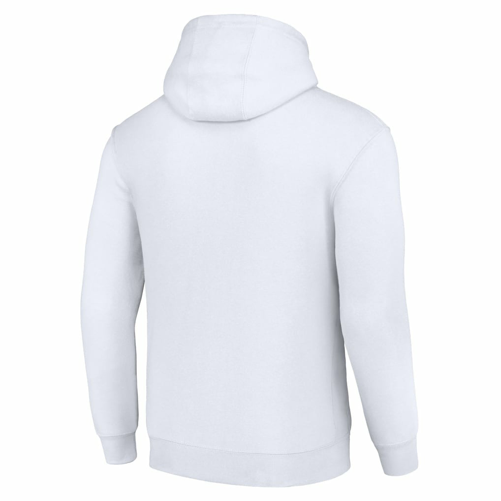 Buffalo Bills Starter Unisex Half Helmet Logo Pullover Hoodie - White discount