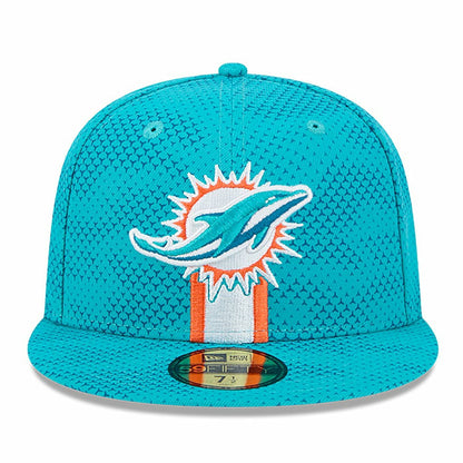 Miami Dolphins New Era 2024 Sideline 59FIFTY Fitted Hat - Aqua outlet