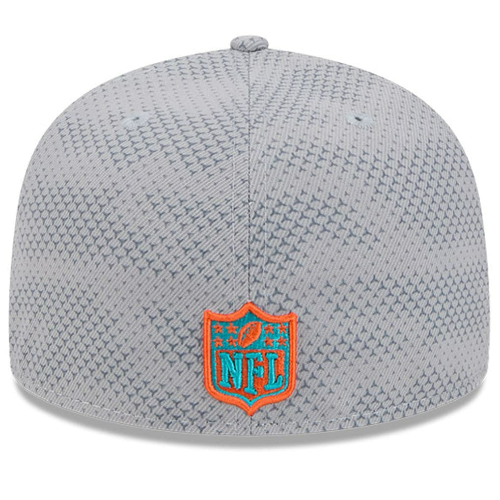 Miami Dolphins New Era 2024 Sideline 59FIFTY Fitted Hat - Gray discount