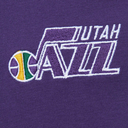 Utah Jazz Hardwood Classics Team OG 2.0 Premium Vintage Logo T-Shirt - Purple | Mitchell & Ness outlet