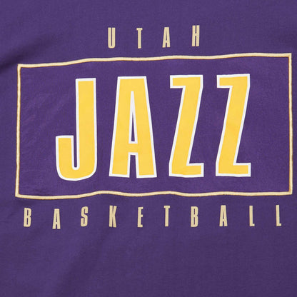 Utah Jazz Hardwood Classics Team OG 2.0 Premium Vintage Logo T-Shirt - Purple | Mitchell & Ness outlet