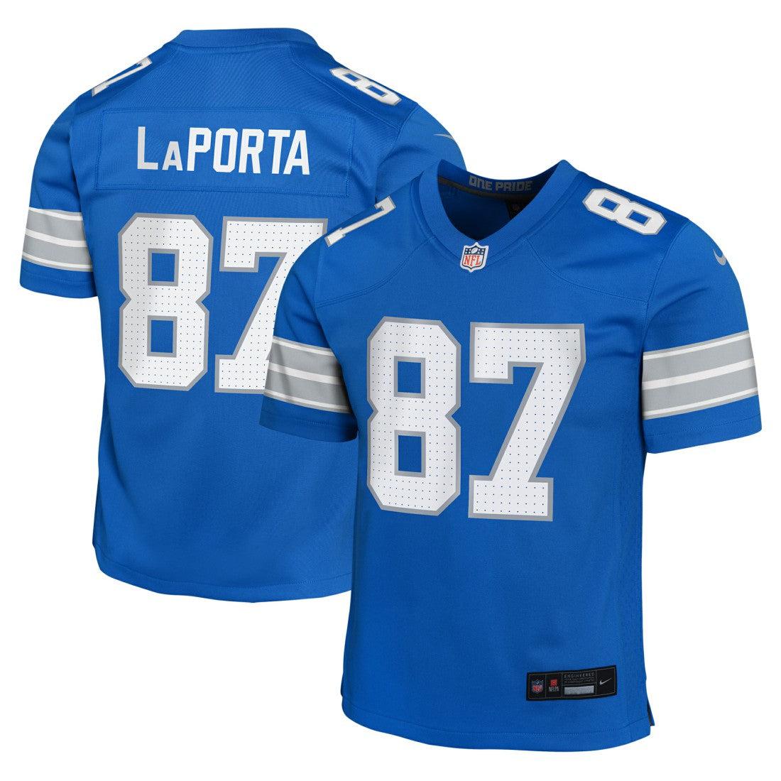 Sam LaPorta Detroit Lions Youth Game Jersey - Blue | Nike cheap