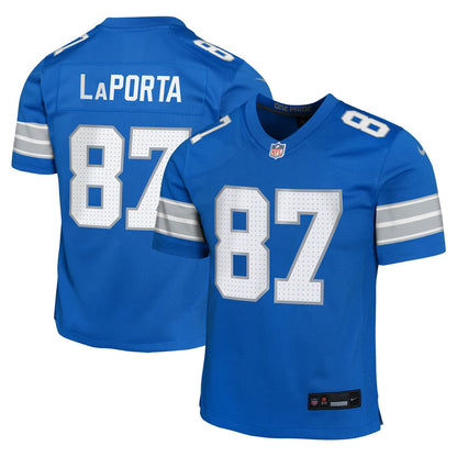 Sam LaPorta Detroit Lions Youth Game Jersey - Blue | Nike cheap