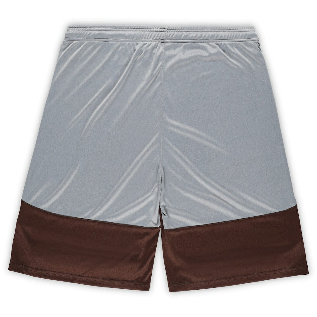 Cleveland Browns Big & Tall Team Logo Shorts - Brown outlet