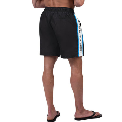 Carolina Panthers G-III Sports by Carl Banks Streamline Volley Swim Shorts - Black outlet
