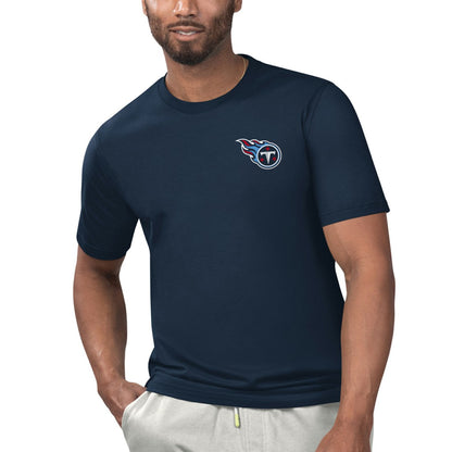 Tennessee Titans Margaritaville Licensed to Chill T-Shirt - Navy online