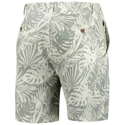 Cincinnati Bengals Margaritaville Sandwashed Monstera Print Amphib Shorts - Gray for sale