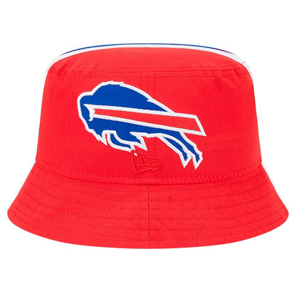 Buffalo Bills New Era Helmet Bucket Hat - Red for sale