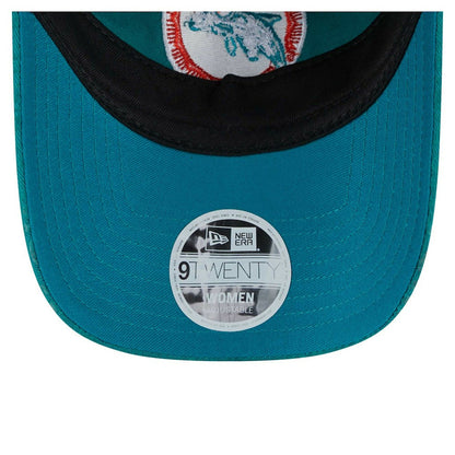 Miami Dolphins New Era Women's Throwback Flair 9TWENTY Adjustable Hat - Aqua online