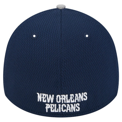 New Orleans Pelicans Active Trim 39THIRTY Flex Hat - Gray/Navy | New Era cheap