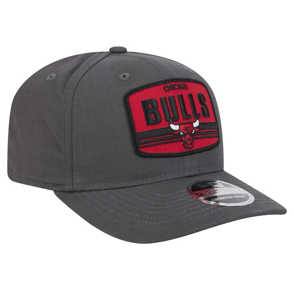 Chicago Bulls Team Elevated Patch 9SEVENTY Adjustable Hat - Graphite | New Era for sale