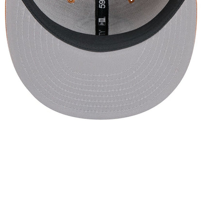 Brooklyn Nets Color Pack 59FIFTY Fitted Hat - Tan | New Era online