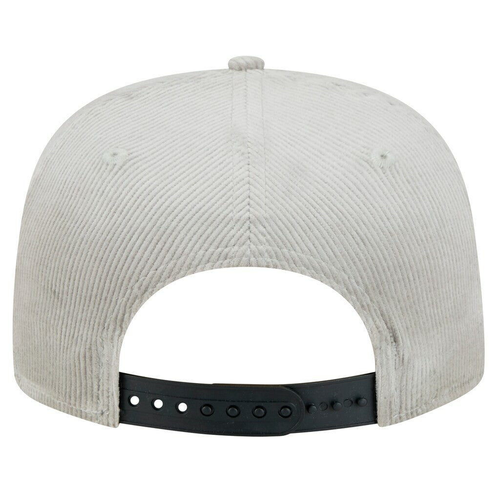Chicago Bulls Throwback Corduroy Golfer Snapback Hat - Gray | New Era cheap
