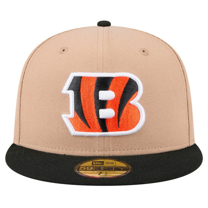 Cincinnati Bengals New Era Logo Main 59FIFTY Fitted Hat - Tan online