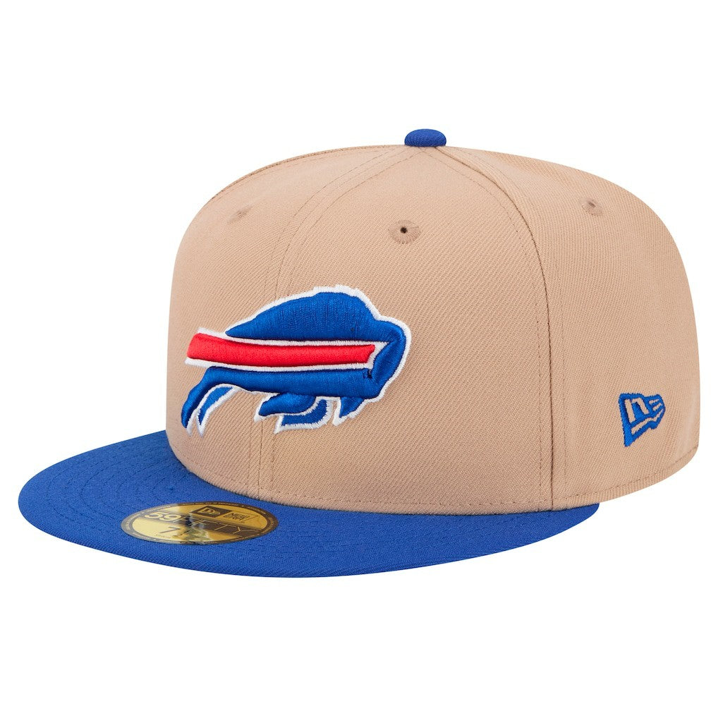 Buffalo Bills New Era Logo Main 59FIFTY Fitted Hat - Tan sale
