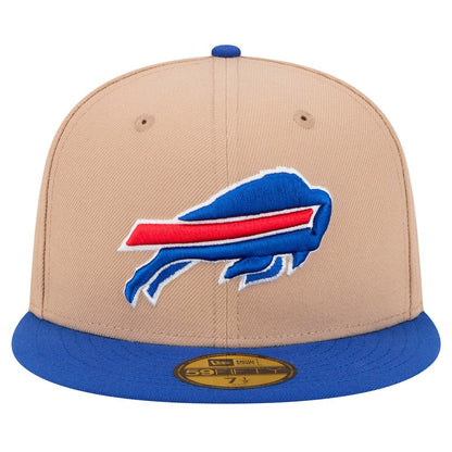 Buffalo Bills New Era Logo Main 59FIFTY Fitted Hat - Tan sale