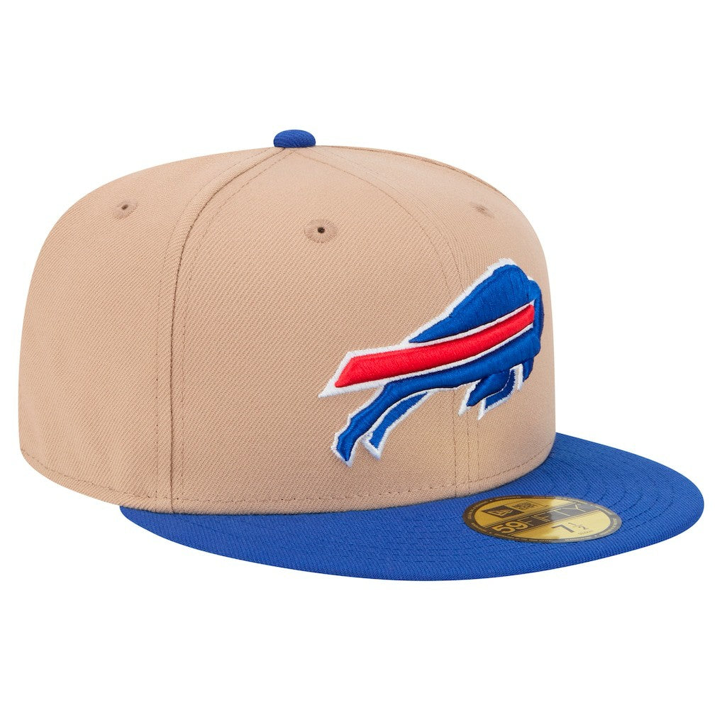 Buffalo Bills New Era Logo Main 59FIFTY Fitted Hat - Tan sale