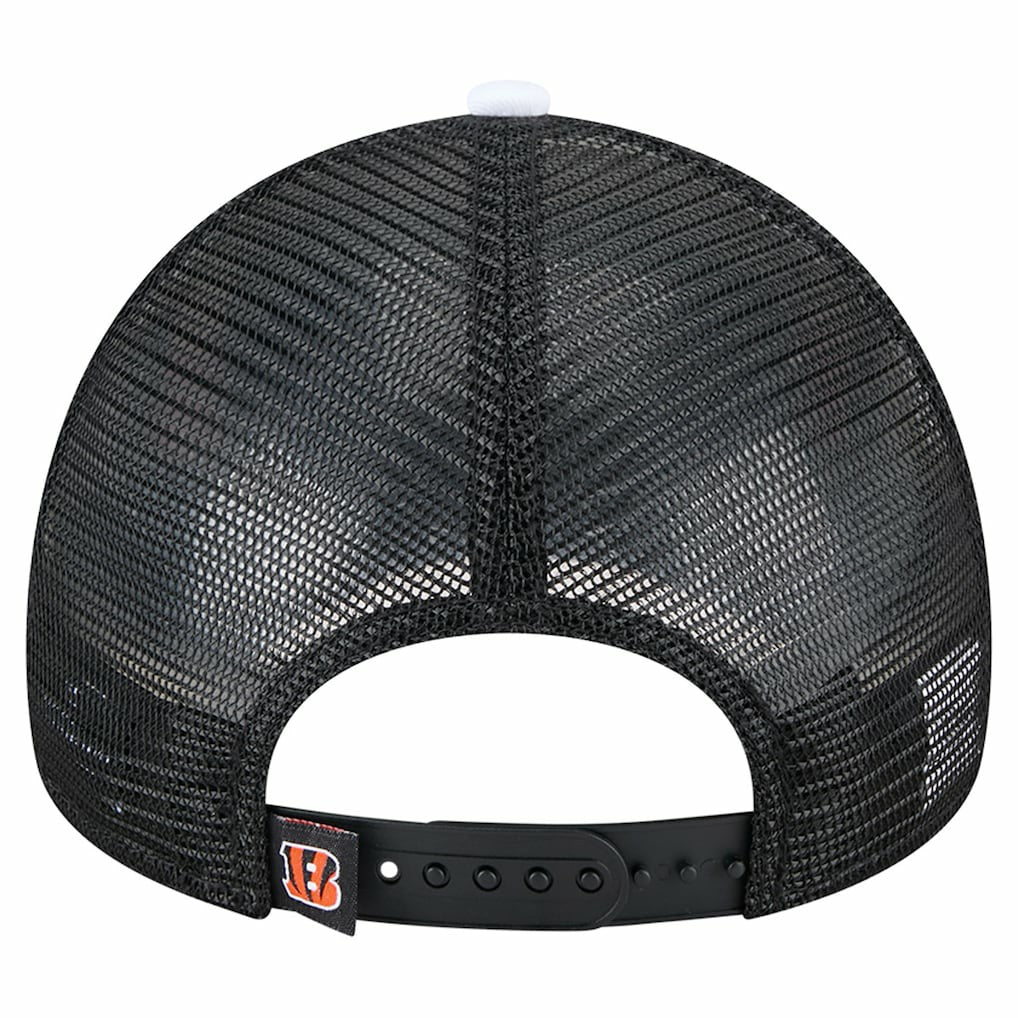 Cincinnati Bengals New Era Youth Sport Night Color Block 9FORTY A-Frame Trucker Adjustable Hat - Black online
