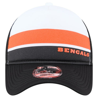 Cincinnati Bengals New Era Preschool Sport Night Color Block 9FORTY A-Frame Trucker Adjustable Hat - Black online