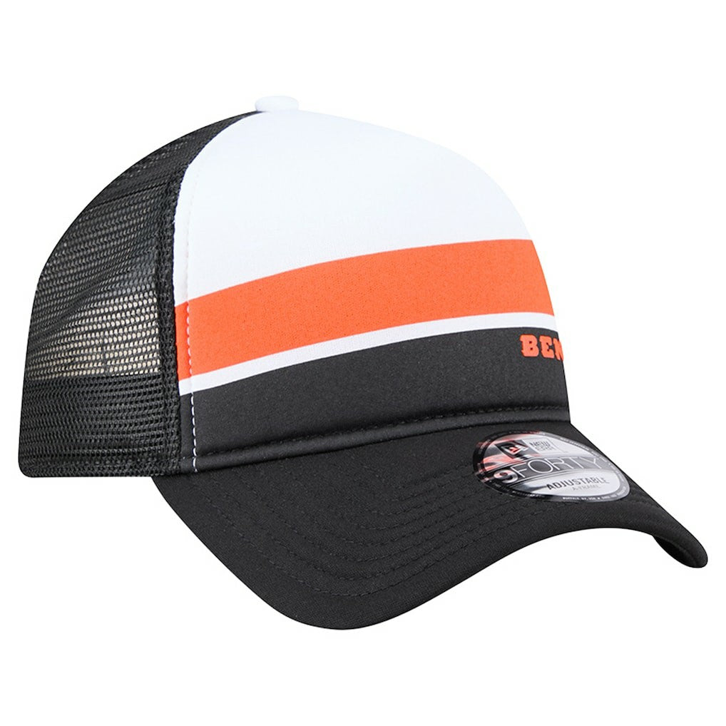 Cincinnati Bengals New Era Preschool Sport Night Color Block 9FORTY A-Frame Trucker Adjustable Hat - Black online