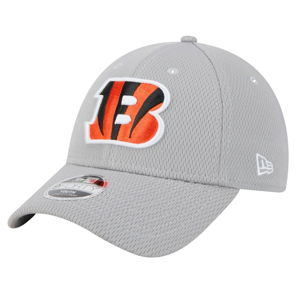Cincinnati Bengals New Era Youth Main 9FORTY Adjustable Hat - Gray sale
