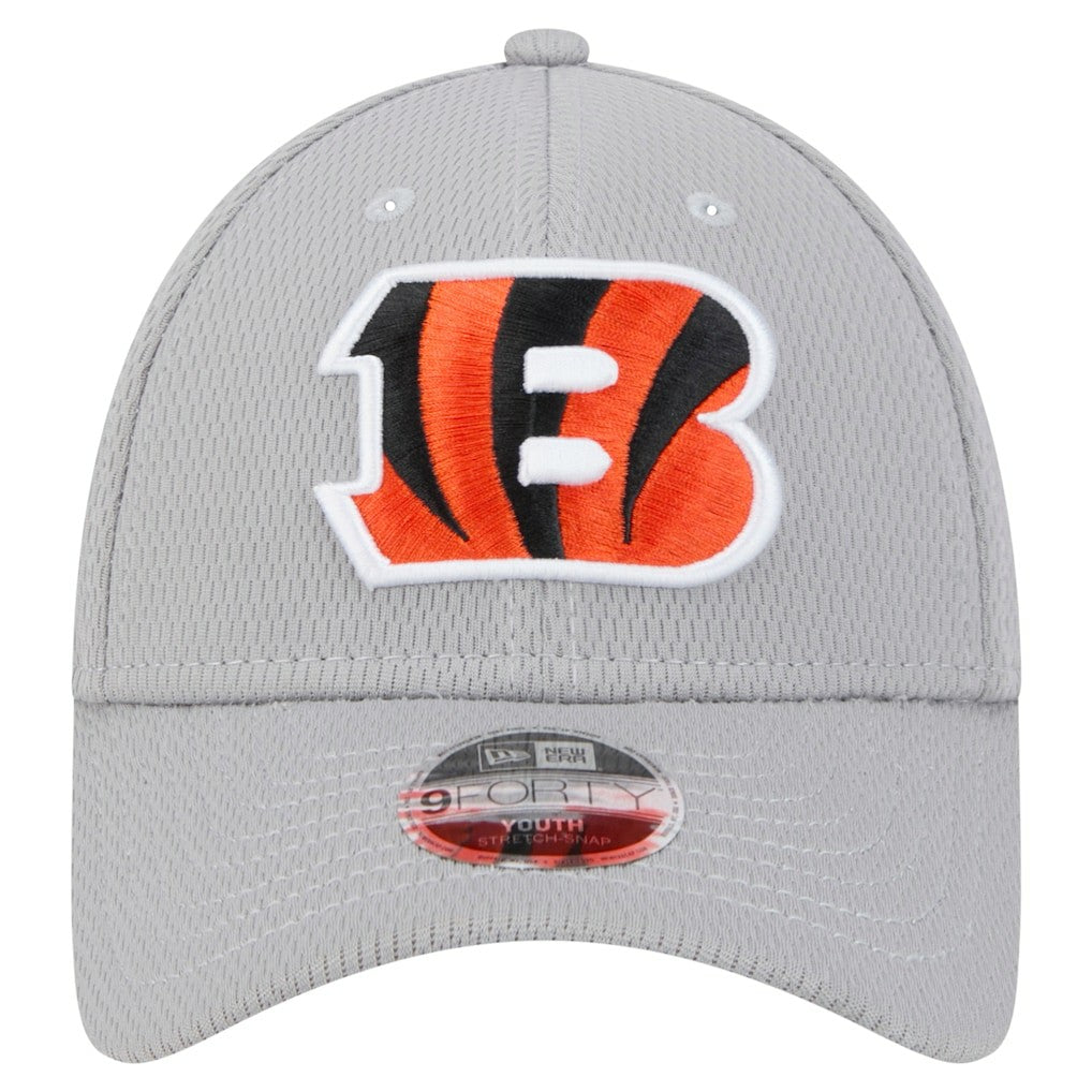Cincinnati Bengals New Era Youth Main 9FORTY Adjustable Hat - Gray sale