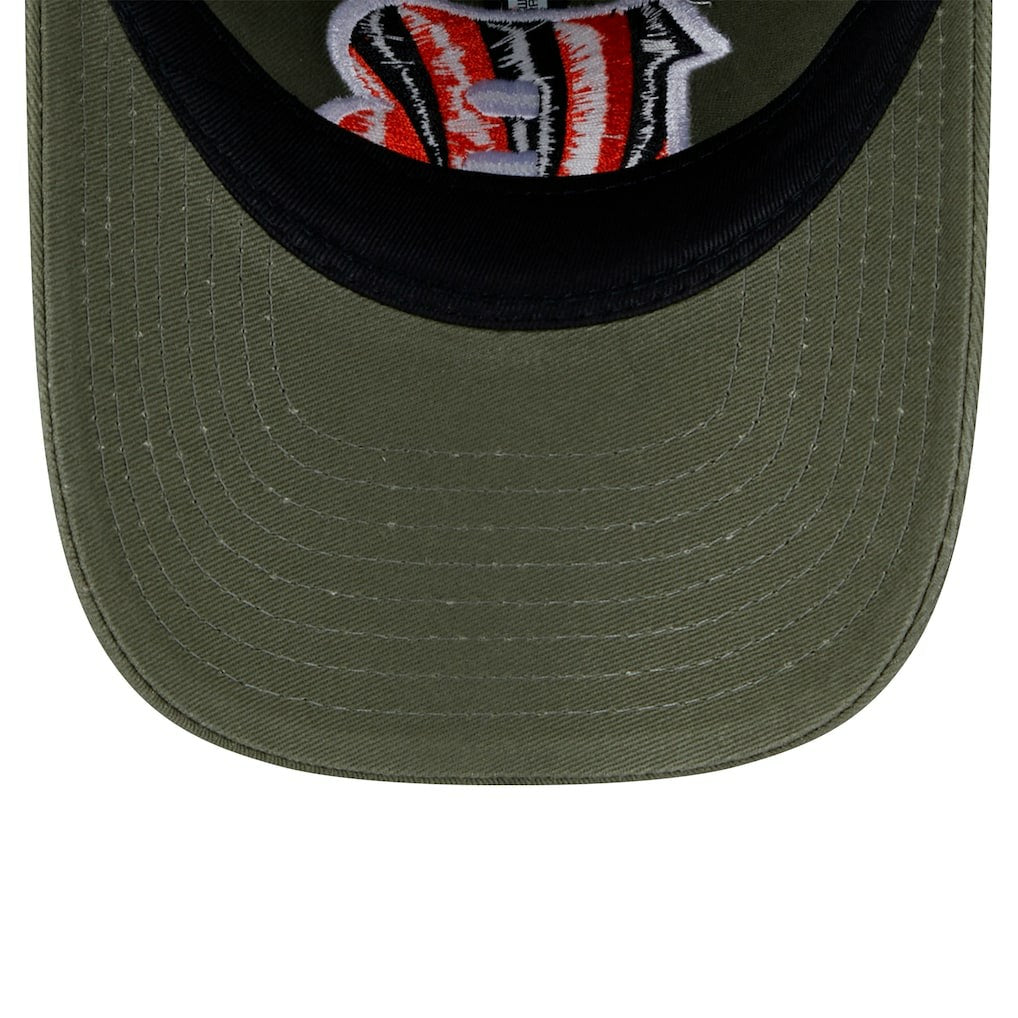 Cincinnati Bengals New Era Youth Main 9TWENTY Adjustable Hat - Olive sale