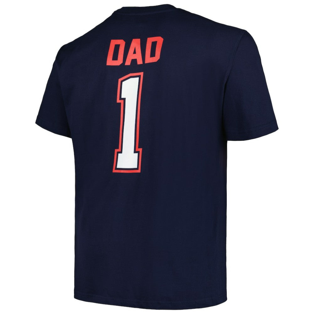 Boston Red Sox Profile Big & Tall #1 Dad T-Shirt - Navy