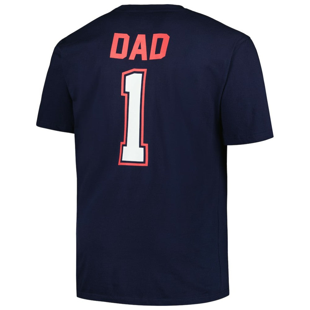 Cleveland Guardians Profile Big & Tall #1 Dad T-Shirt - Navy