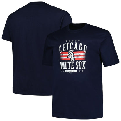 Chicago White Sox Profile Big & Tall Americana T-Shirt - Navy