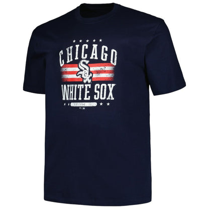 Chicago White Sox Profile Big & Tall Americana T-Shirt - Navy