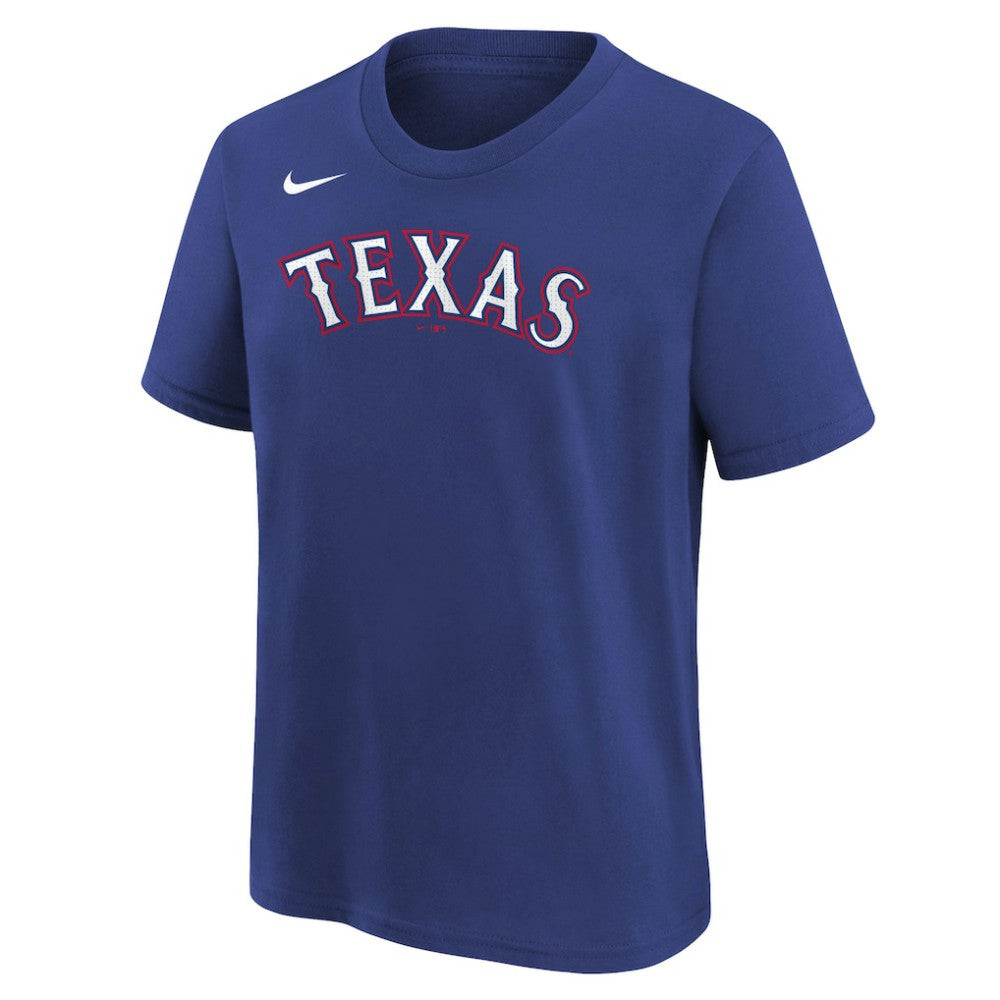 Corey Seager Texas Rangers Youth Name & Number T-Shirt - Royal | Nike