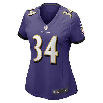 Keaton Mitchell Baltimore Ravens Women's Game Jersey - Purple | Nike discount