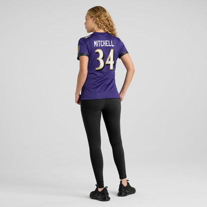 Keaton Mitchell Baltimore Ravens Women's Game Jersey - Purple | Nike discount