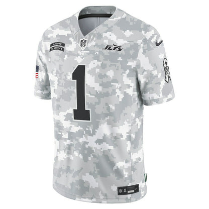 Sauce Gardner New York Jets 2024 Salute to Service Limited Jersey - Arctic Camo | Nike discount