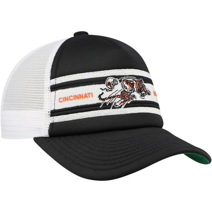 Cincinnati Bengals Youth Stripe Trucker Adjustable Hat - Black on sale