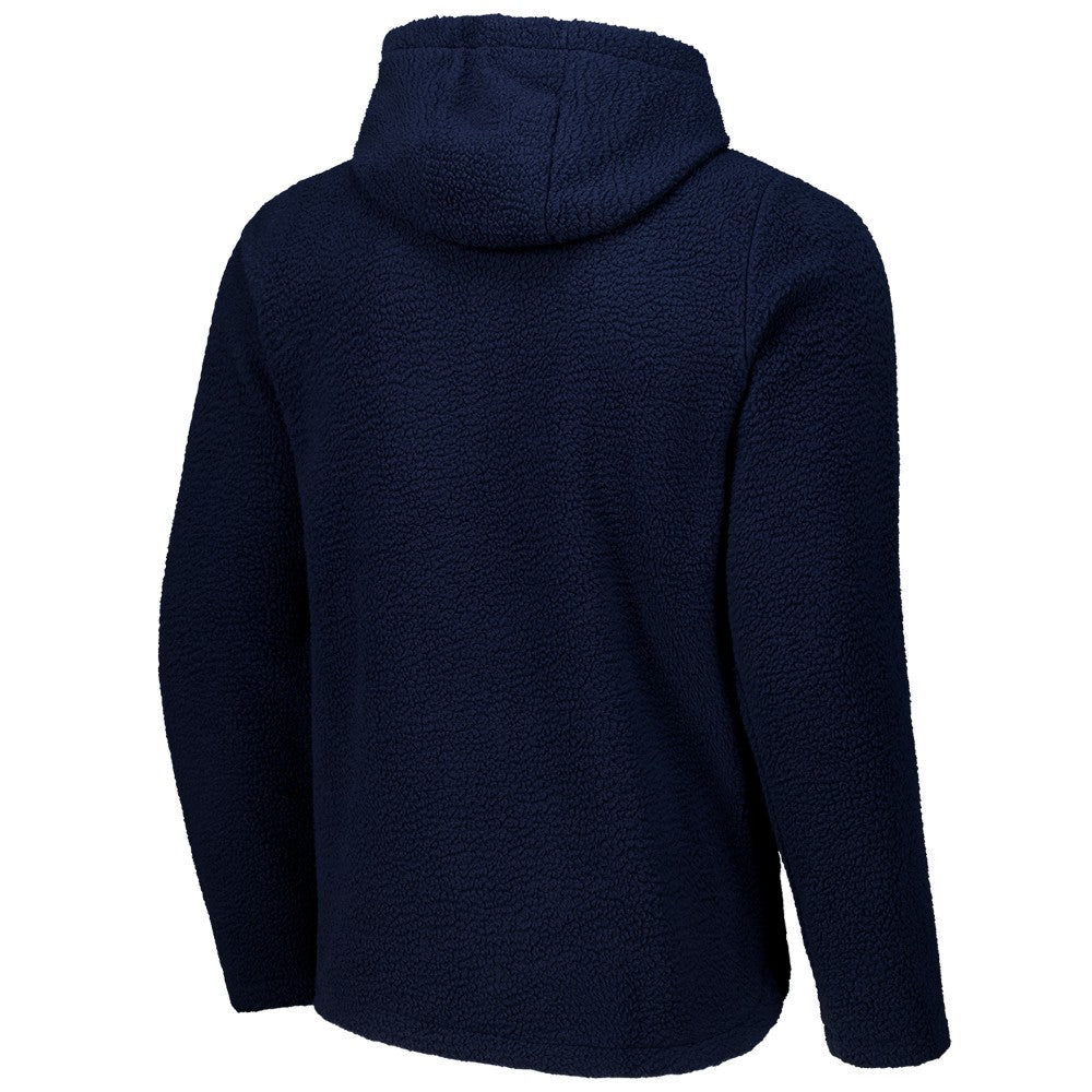 Barcelona Sherpa Full-Zip Hoodie Jacket - Navy discount
