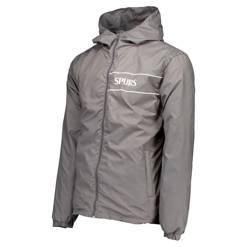 Tottenham Hotspur Home Match Hoodie Full-Zip Windbreaker Jacket - Gray cheap
