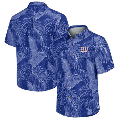 New York Giants Sport Vine Line Button-Down Shirt - Royal online
