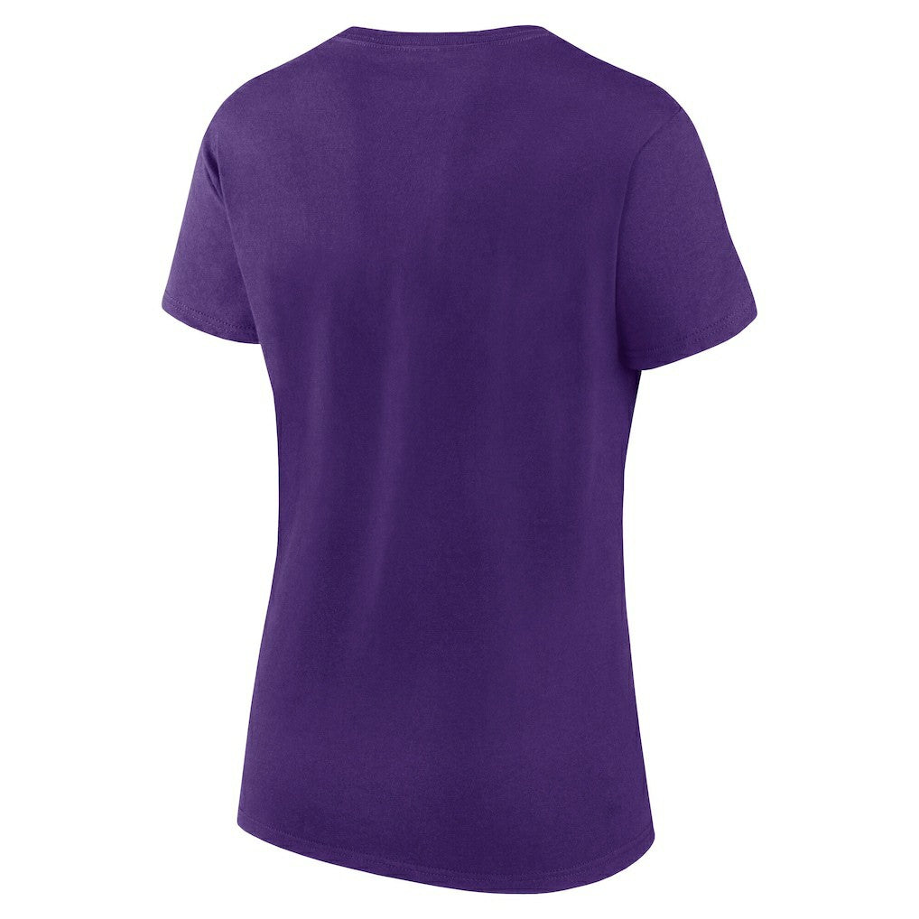 Minnesota Vikings Logo Athletic Women's Lean T-Shirt - Purple cheap