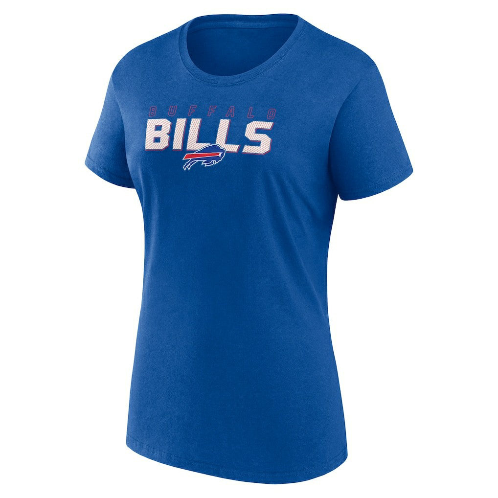 Buffalo Bills Logo Athletic Women's Lean T-Shirt - Royal on sale