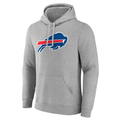 Josh Allen Buffalo Bills Icon Player Name & Number Pullover Hoodie - Gray online