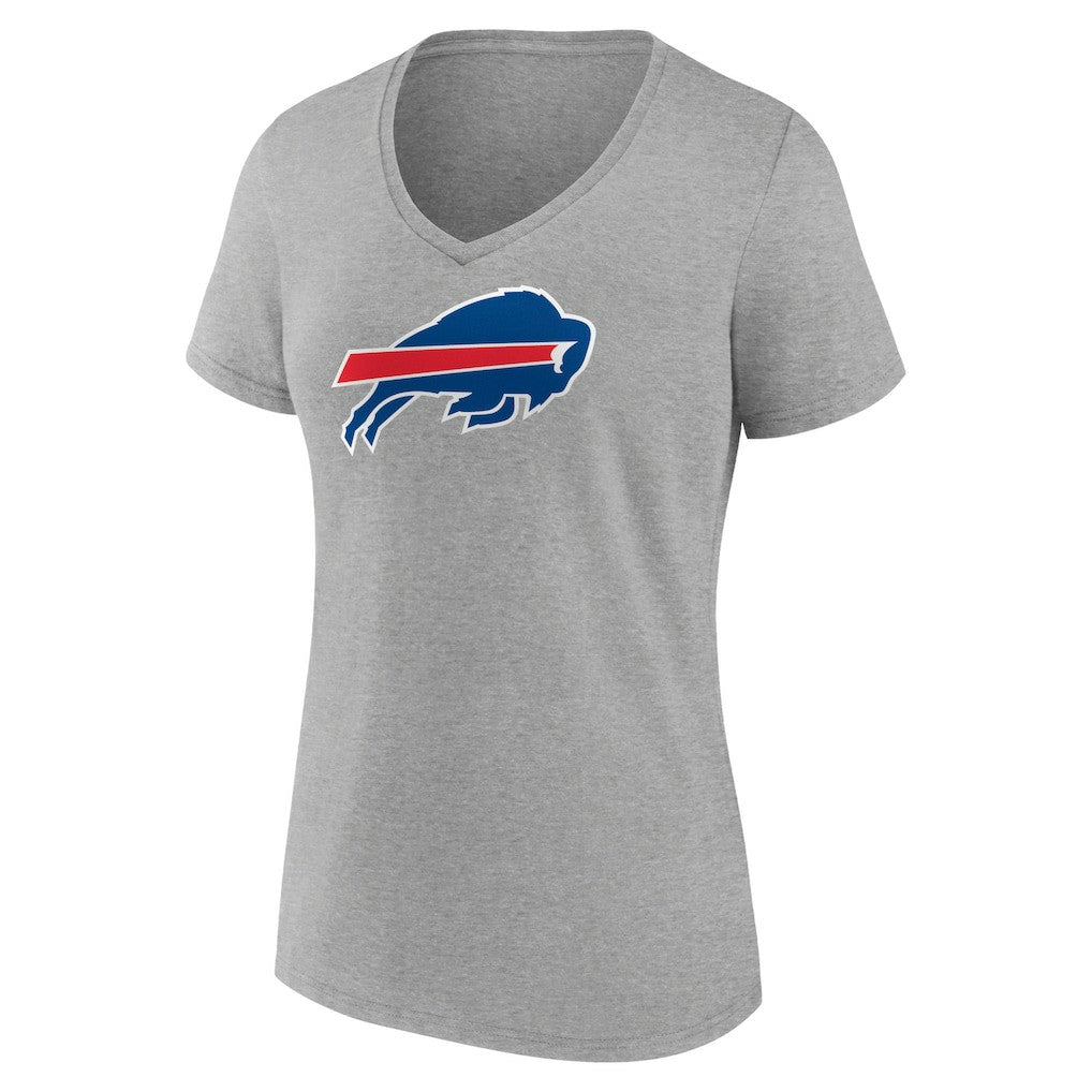 Josh Allen Buffalo Bills Women's Icon Player Name & Number V-Neck T-Shirt - Gray online