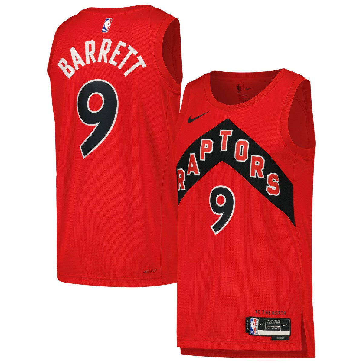 RJ Barrett Toronto Raptors Unisex Swingman Player Jersey - Icon Edition - Red | Nike discount