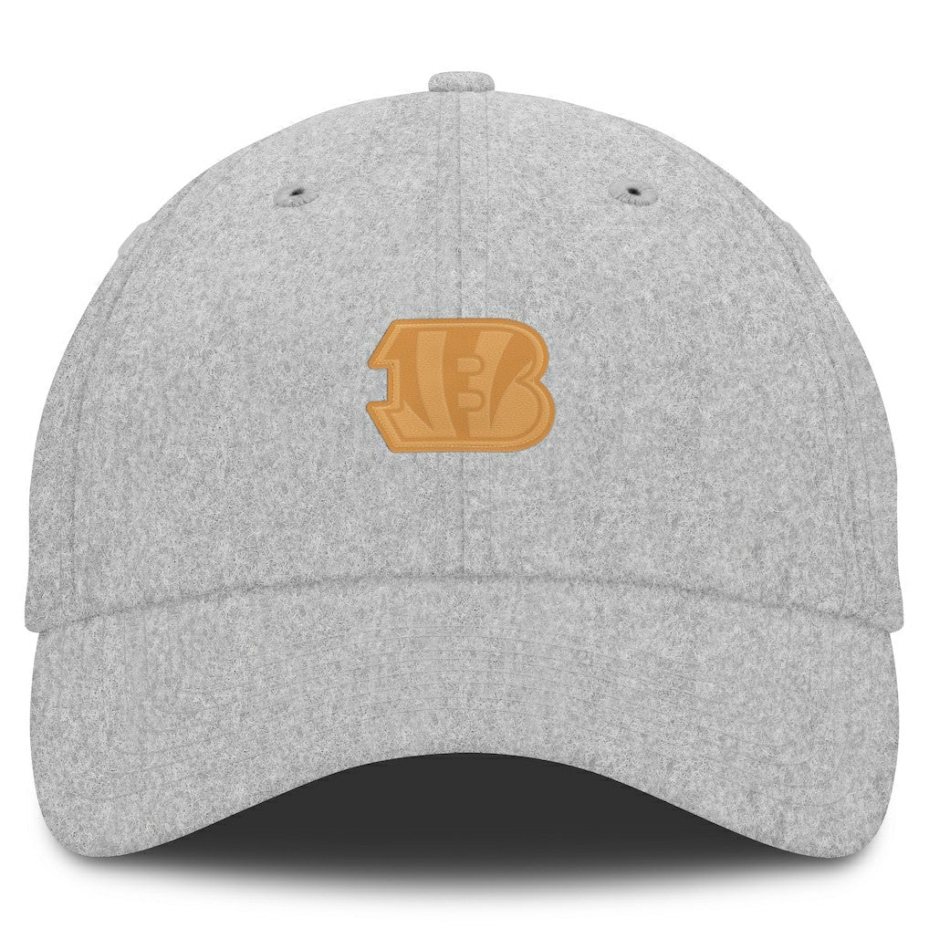 Cincinnati Bengals Front Office Adjustable Hat - Heather Gray discount