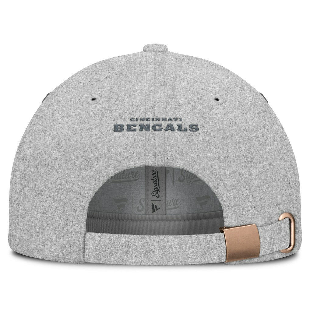 Cincinnati Bengals Front Office Adjustable Hat - Heather Gray discount