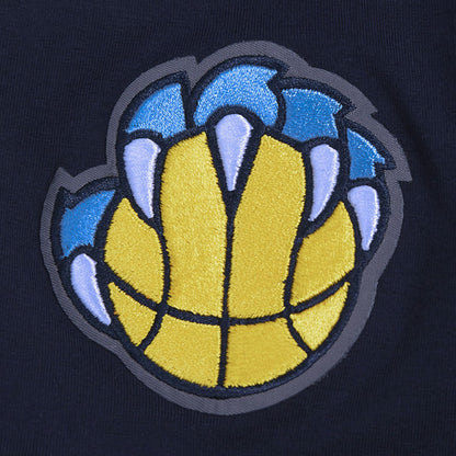 Memphis Grizzlies Pro Standard Women's Jewels Boxy Cropped T-Shirt - Navy for sale