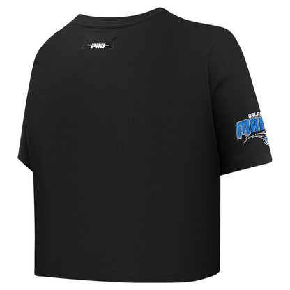 Orlando Magic Pro Standard Women's Jewels Boxy Cropped T-Shirt - Black for sale