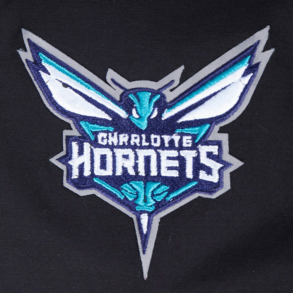 Charlotte Hornets Pro Standard Women's Jewels Boxy Cropped T-Shirt - Black sale
